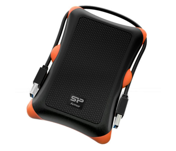 Dysk zewnetrzny Silicon Power ARMOR A30 1TB USB 3.0 BLACK / PANCERNY / wstrzasoodporny SP010TBPHDA30S3K - 349906 - zdjęcie 2